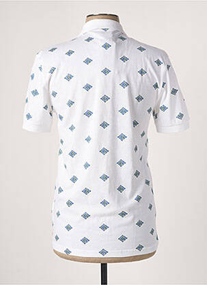 Polo broderie cu motive brodate mâneci scurte alb LEE COOPER bărbat