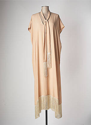 Rochie lungă bej OTTOD'AME femeie