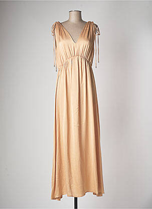 Rochie lungă bej OTTOD'AME femeie