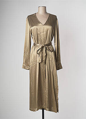 Rochie midi maro FLOOR femeie