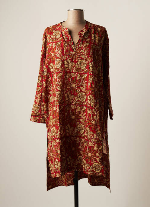 Tunică mâneci lungi roșu FAVELA MARKET femeie