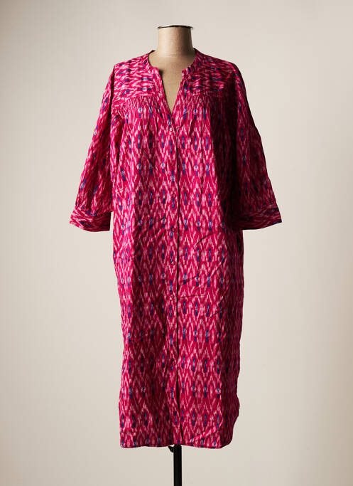 Rochie midi roz MKT STUDIO femeie