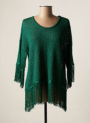 Pulover tunică verde MODETROTTER femeie