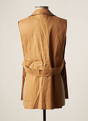 Jachete casual guler tip costum bej HANA SAN femeie