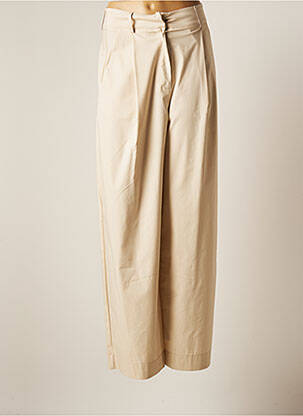 Pantalon larg bej DANIELE FIESOLI femeie