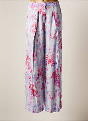 Pantalon larg violet CHLOÉ STORA femeie