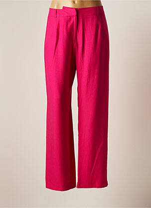 Pantalon chino roz MODETROTTER femeie