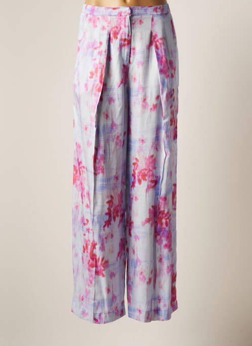 Pantalon larg violet CHLOÉ STORA femeie