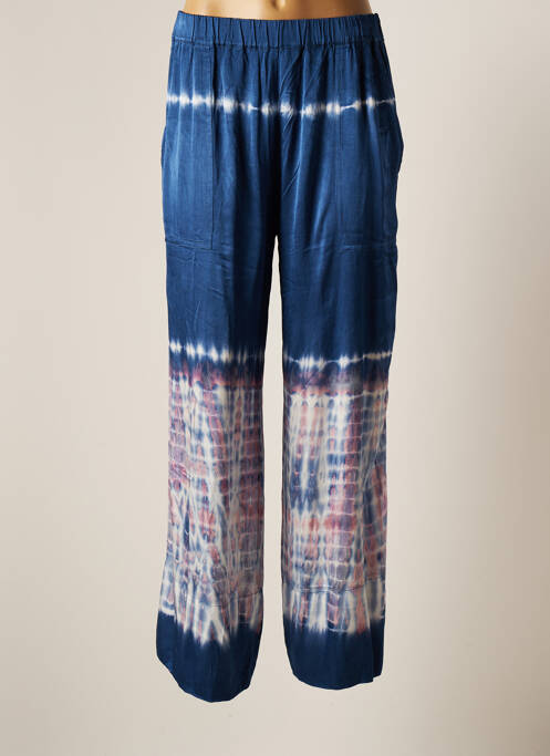 Pantalon larg albastru CHARLIE JOE femeie