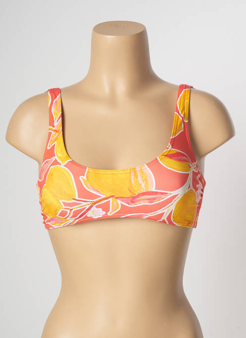 Sutien de costum de baie elasticitate top bentiță portocaliu MODETROTTER femme