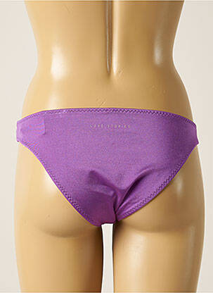 Chiloți de baie efect material satinat bikini violet LOVE STORIES femeie