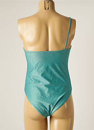 Costum de baie dintr-o singură piesă elasticitate verde SEASS femeie