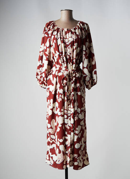 Rochie lungă maro PULZ JEANS femeie