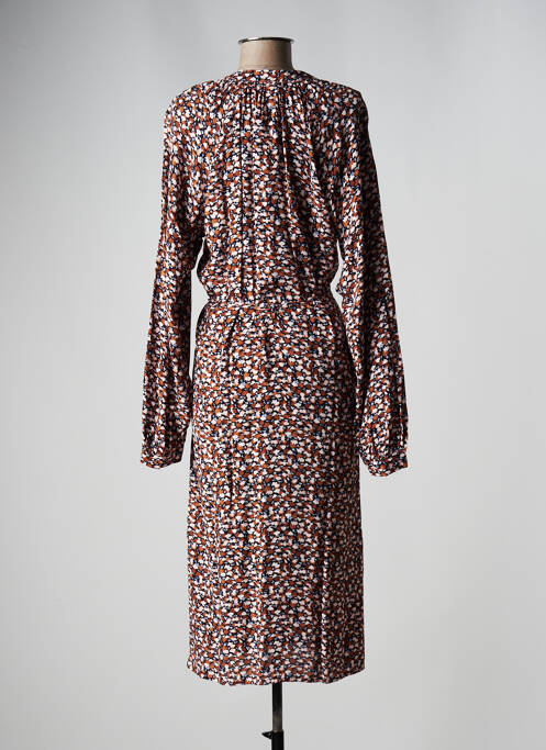 Rochie midi maro PULZ JEANS femeie