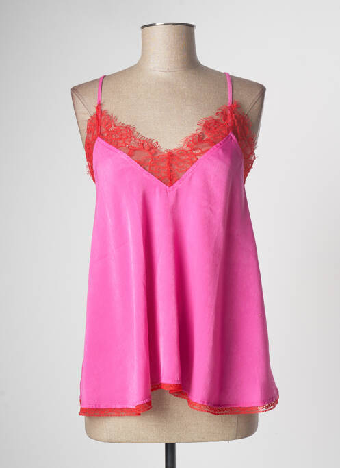 Tricou roz SCHOOL RAG femeie