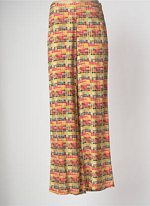 Pantalon larg roșu VAN-DOS femeie