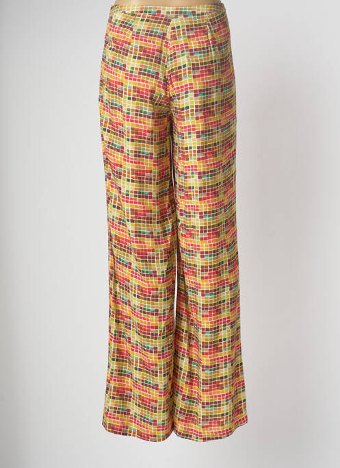 Pantalon larg roșu VAN-DOS femeie