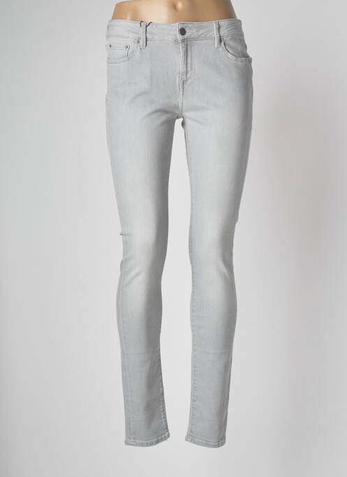 Pantalon slim gri SCHOOL RAG femeie