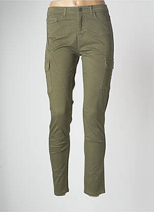 Pantalon cargo verde SCHOTT femeie
