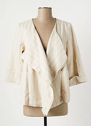 Jachete casual bej LA FEE MARABOUTEE femeie