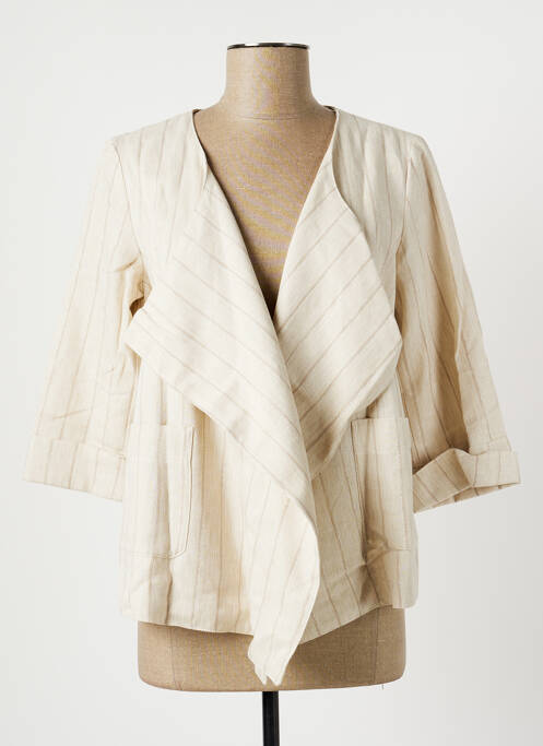 Jachete casual bej LA FEE MARABOUTEE femeie