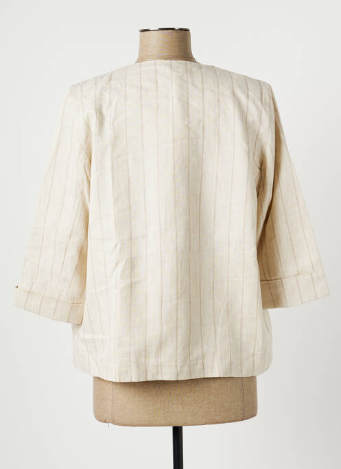 Jachete casual bej LA FEE MARABOUTEE femeie