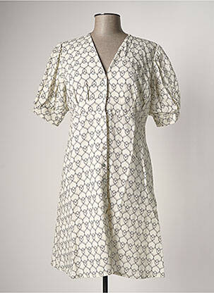 Rochie midi bej LA FEE MARABOUTEE femeie