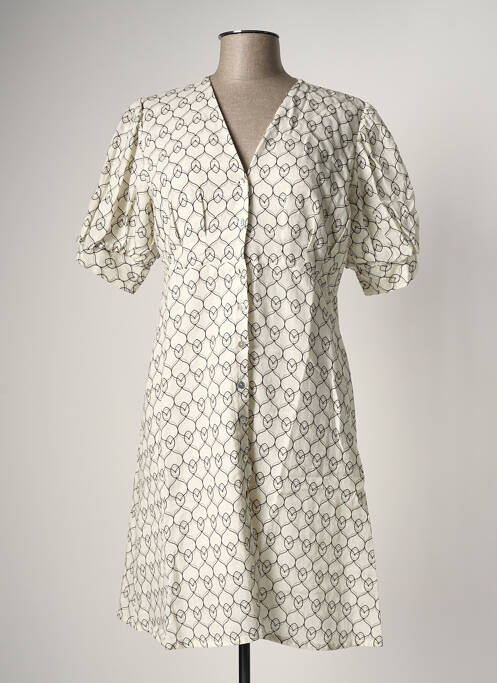 Rochie midi bej LA FEE MARABOUTEE femeie