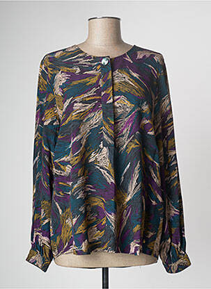 Bluză verde DES PETITS HAUTS femeie