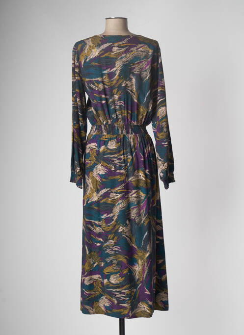 Rochie lungă verde DES PETITS HAUTS femeie