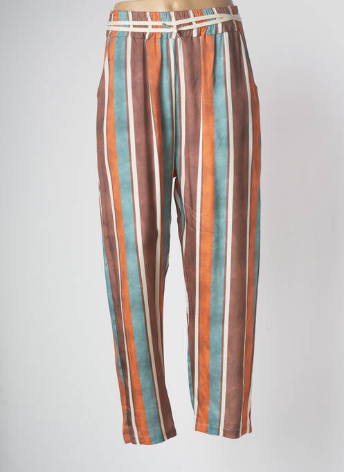 Pantalon drept maro LE STREGHE femeie