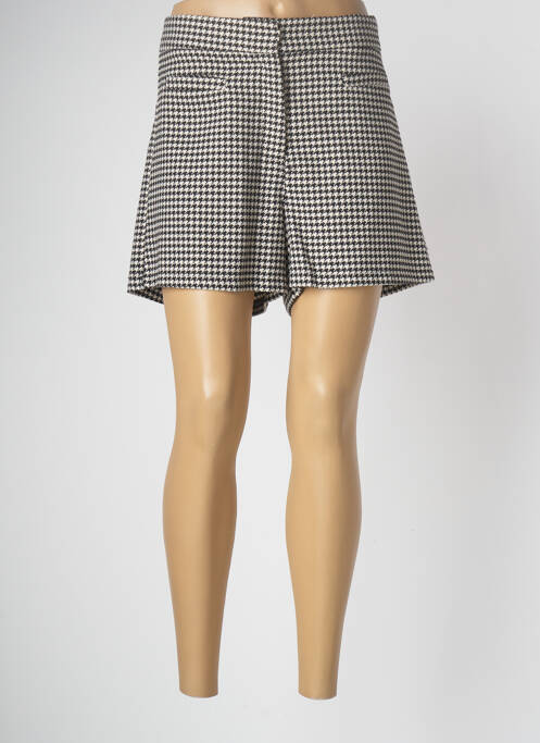 Șort negru CRAZY WOOL femeie