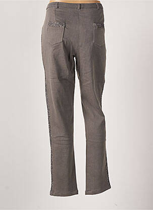 Pantalon slim talie elastică talie joasă gri MERI & ESCA femeie