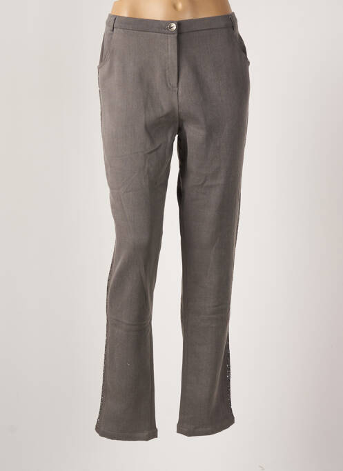 Pantalon slim gri MERI & ESCA femeie