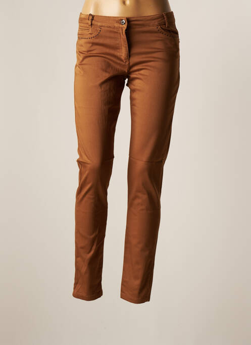 Pantalon slim maro THALASSA femeie