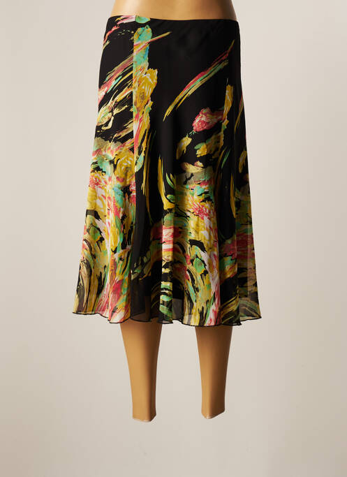 Fustă midi negru QUATRE VINGT JOURS femeie