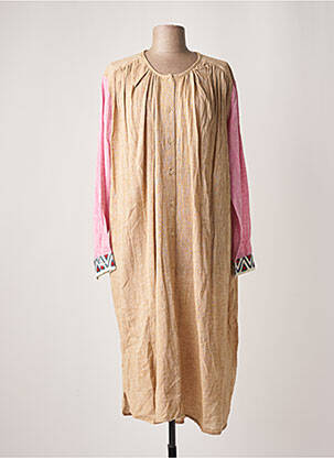 Rochie midi bej CHICOSOLEIL femeie