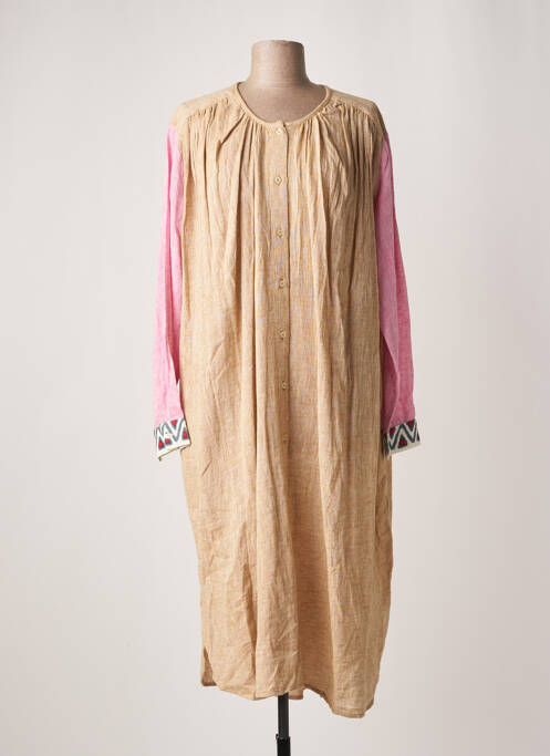 Rochie midi bej CHICOSOLEIL femeie