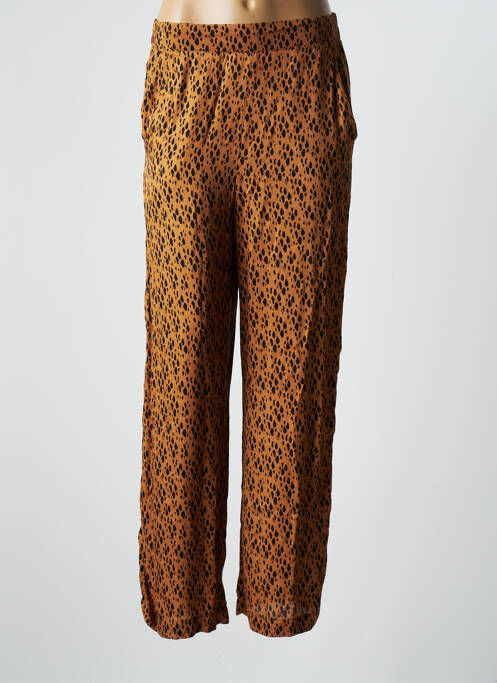 Pantalon larg maro BIZANCE femeie