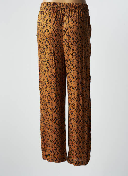 Pantalon larg maro BIZANCE femeie