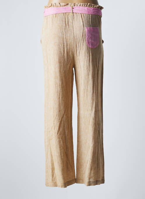 Pantalon larg bej CHICOSOLEIL femeie