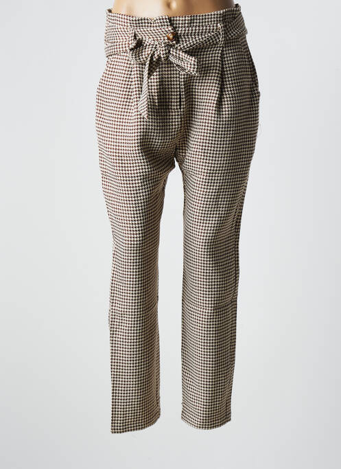 Pantalon drept maro LA PETITE ETOILE femeie