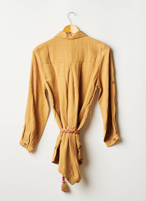 Salopetă scurtă bej CHICOSOLEIL femeie