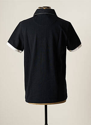 Polo elasticitate mâneci scurte albastru 3COLLECTION homme