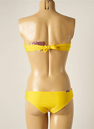 Costum de baie din două piese elasticitate top sutien modelat galben RIO DE SOL femeie