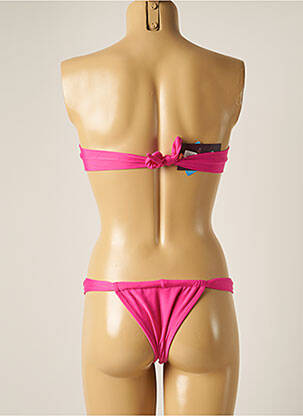 Costum de baie din două piese elasticitate top sutien modelat roz RIO DE SOL femeie