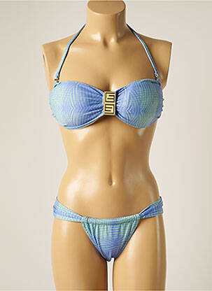 Costum de baie din două piese albastru LARISSA MINATTO femeie