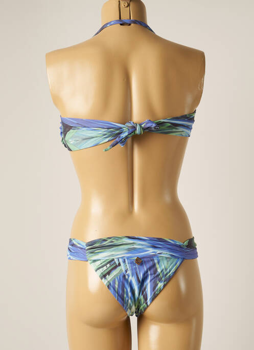 Costum de baie din două piese albastru LARISSA MINATTO femeie