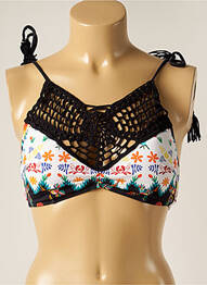 Sutien de costum de baie elasticitate top triunghiuri alb DESPI femeie