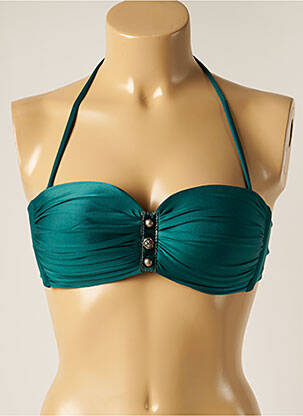 Sutien de costum de baie elasticitate top bentiță verde DESPI femeie